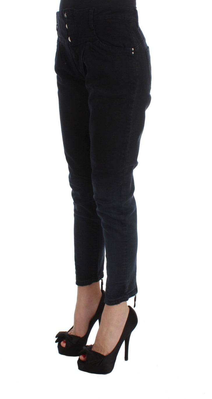 Elegante Slim Fit Jeans in Schwarz