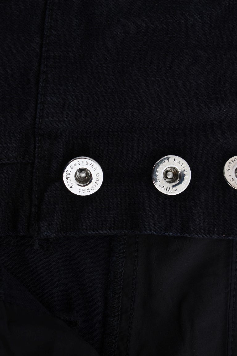 Elegante Slim Fit Jeans in Schwarz