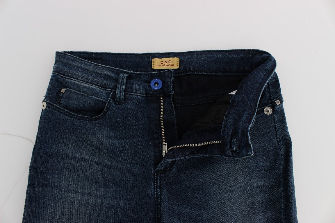 Elegante Slim Fit-Jeans aus italienischem Designer