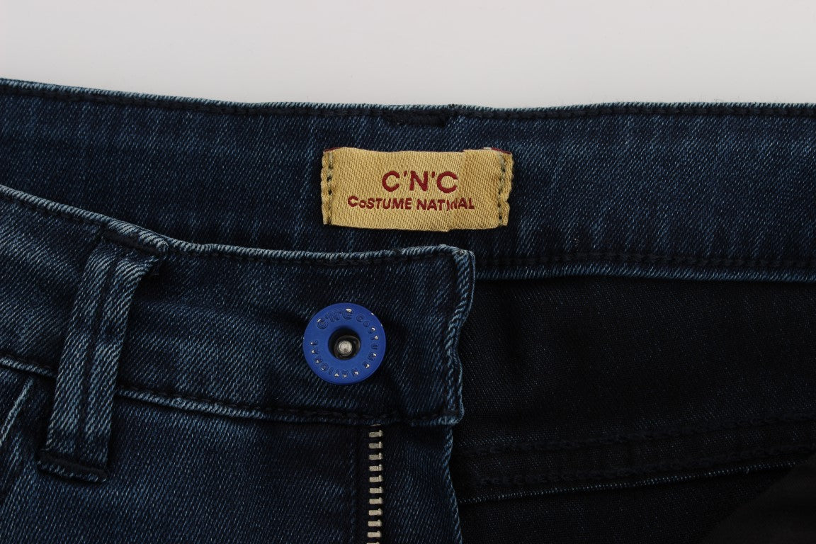 Elegante Slim Fit-Jeans aus italienischem Designer
