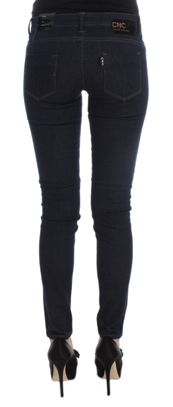 Eleganter Slim Fit Designer-Denim