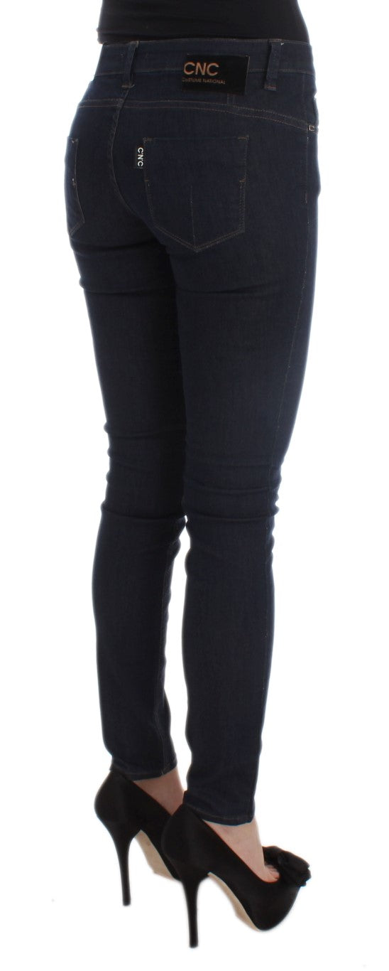Eleganter Slim Fit Designer-Denim