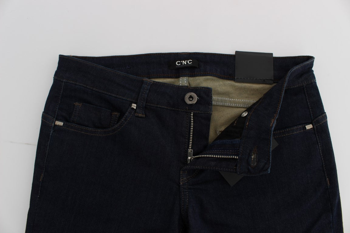 Eleganter Slim Fit Designer-Denim