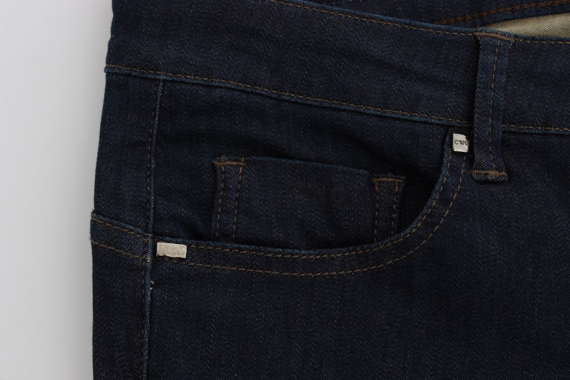 Eleganter Slim Fit Designer-Denim