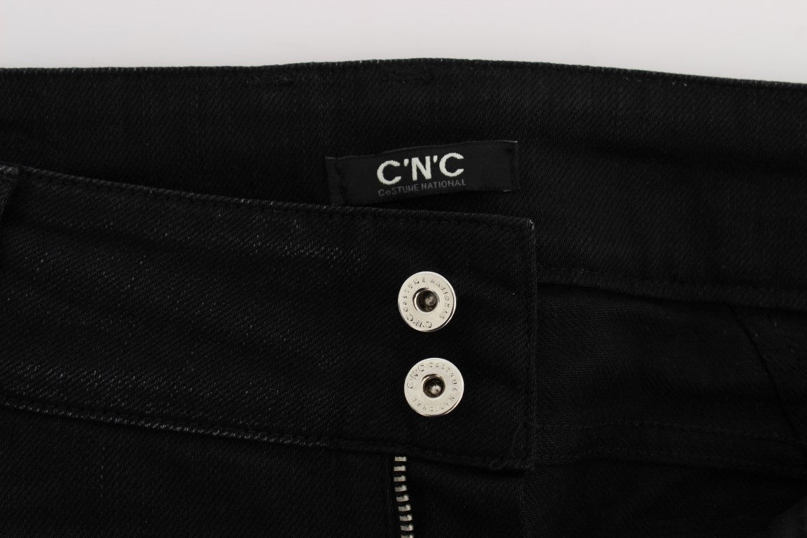 Elegante schwarze Slouchy Fit Jeans für Trendsetter