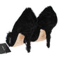 Elegant Pumps in Luxe Xiangao Fur Leather