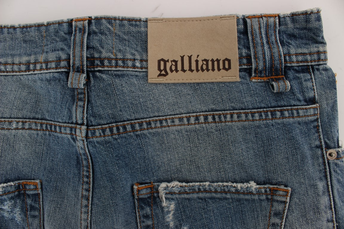 Schicke Boyfriend-Jeans in blauer Waschung