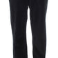 Jeans neri eleganti in cotone dritto