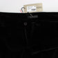 Jeans neri eleganti in cotone dritto