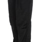 Chic Black Wide Leg Cotton Jeans