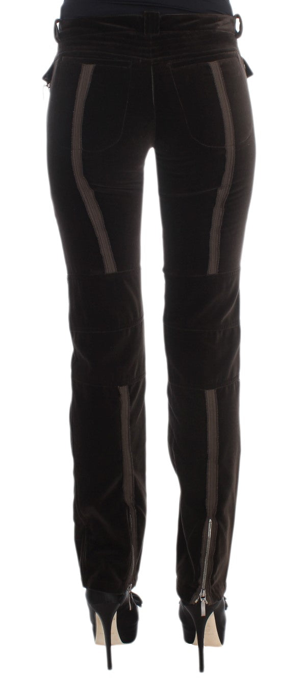 Slim Fit Hose aus italienischer Baumwolle