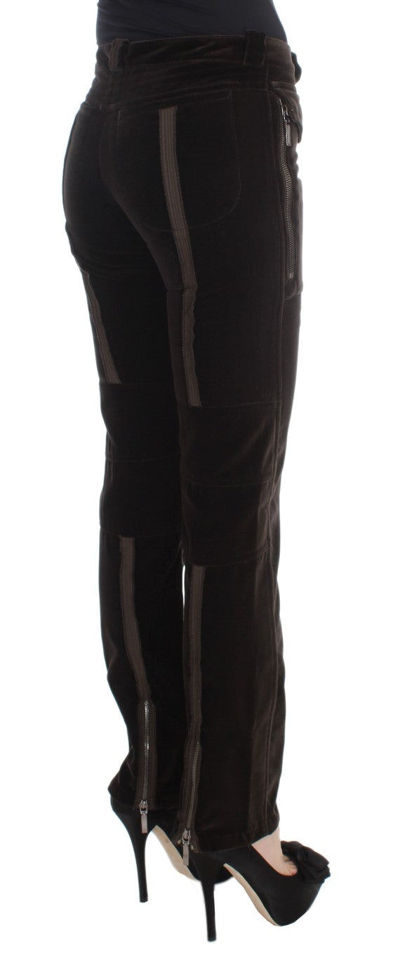 Slim Fit Hose aus italienischer Baumwolle