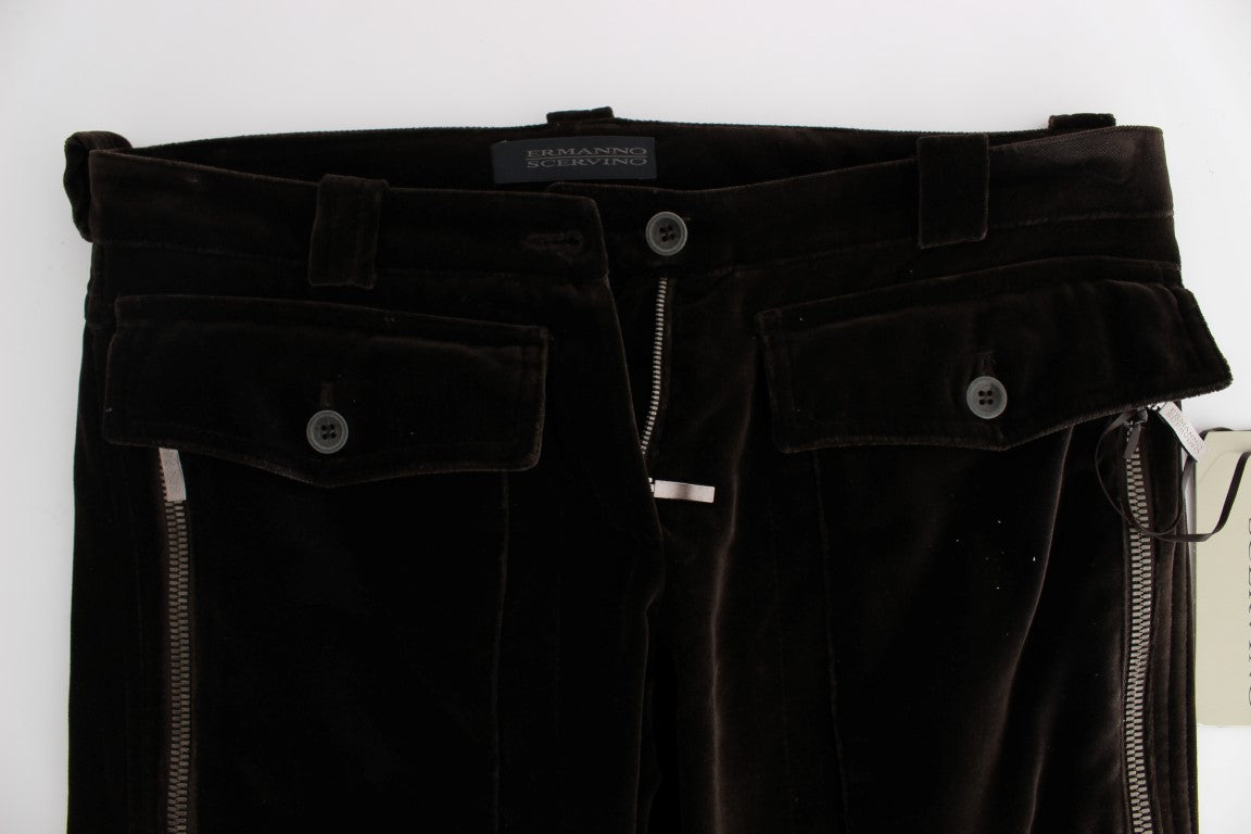 Slim Fit Hose aus italienischer Baumwolle