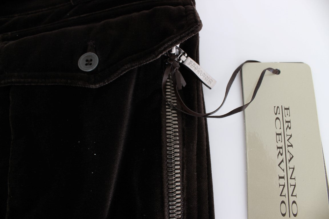 Slim Fit Hose aus italienischer Baumwolle