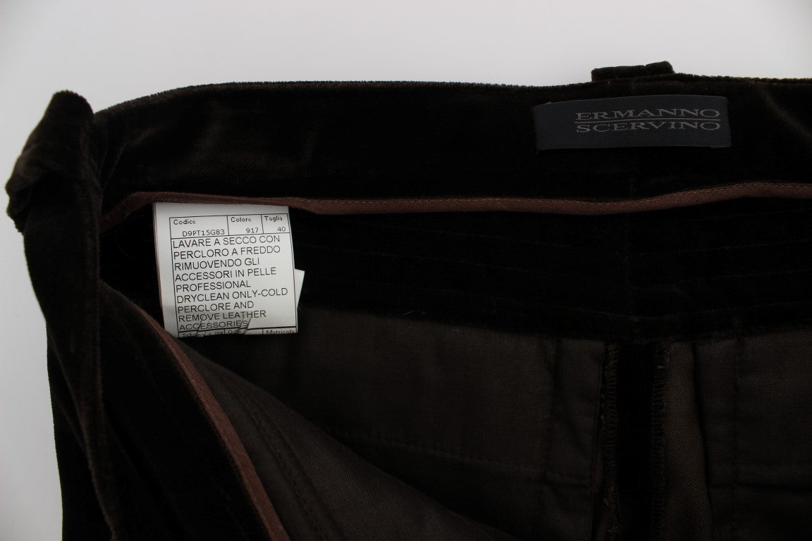 Slim Fit Hose aus italienischer Baumwolle