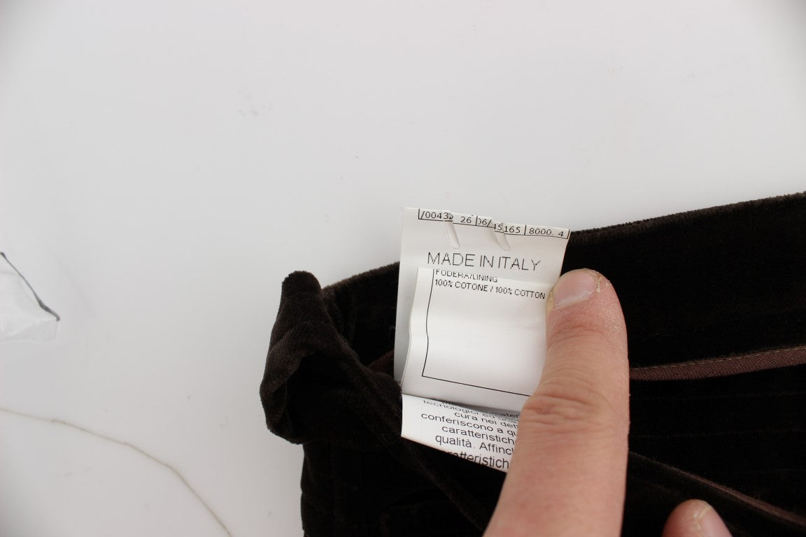 Slim Fit Hose aus italienischer Baumwolle