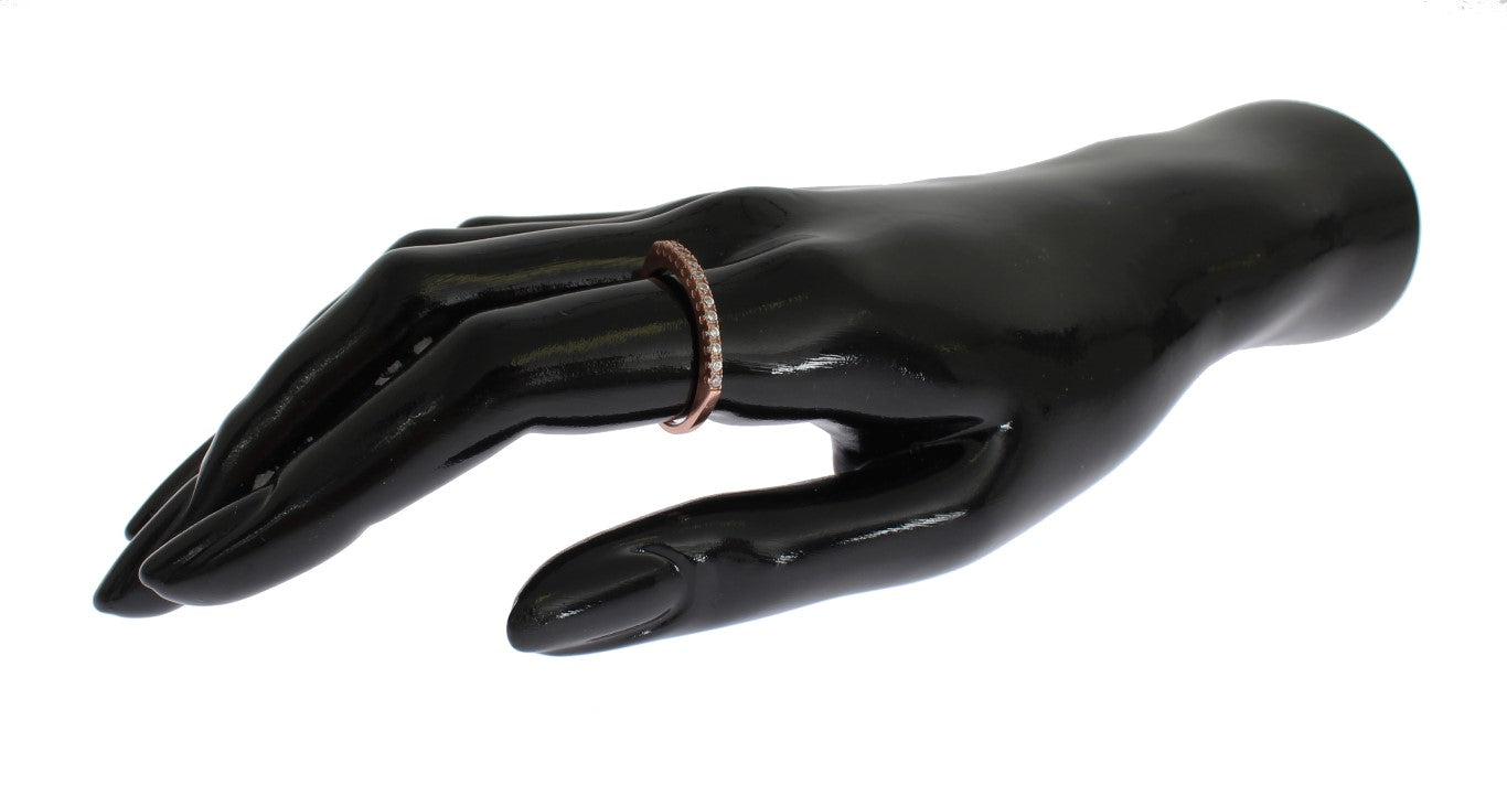 Exquisiter vergoldeter Sterlingsilberring