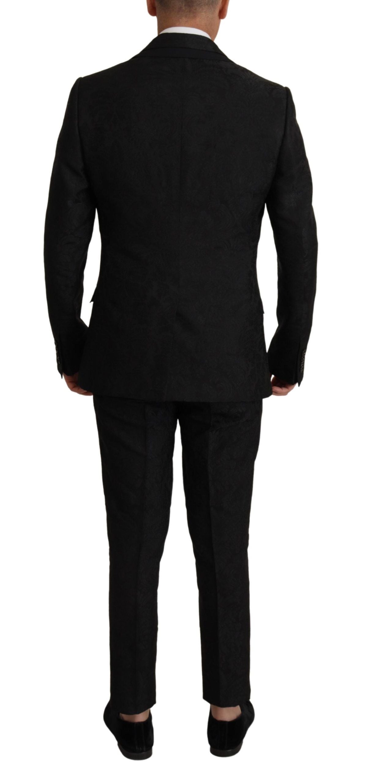 Elegante abito Martini nero a due pezzi