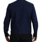 Svelte Dark Blue Cotton Shirt