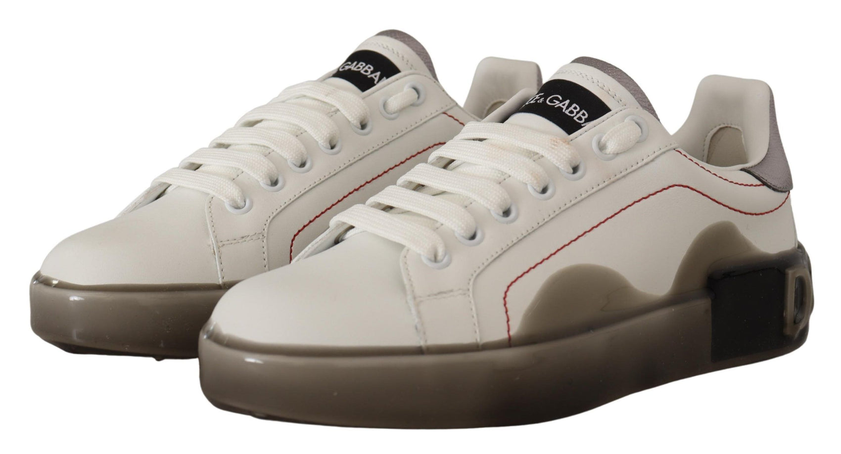 Elegante weiße Leder-Sneaker