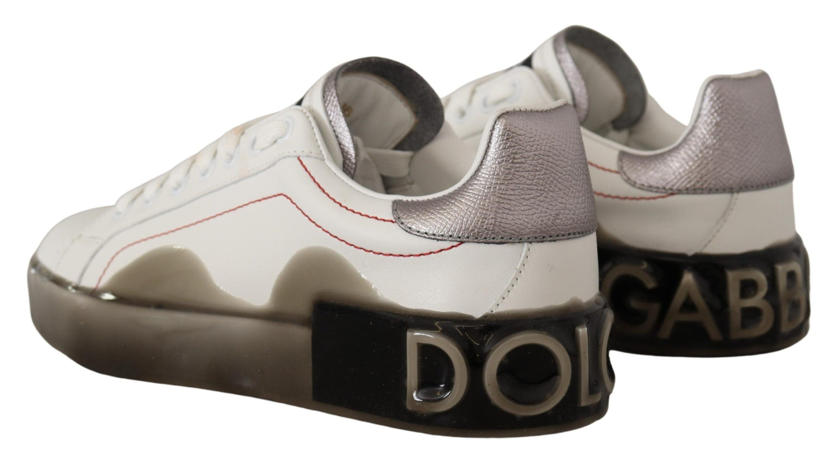 Elegante weiße Leder-Sneaker