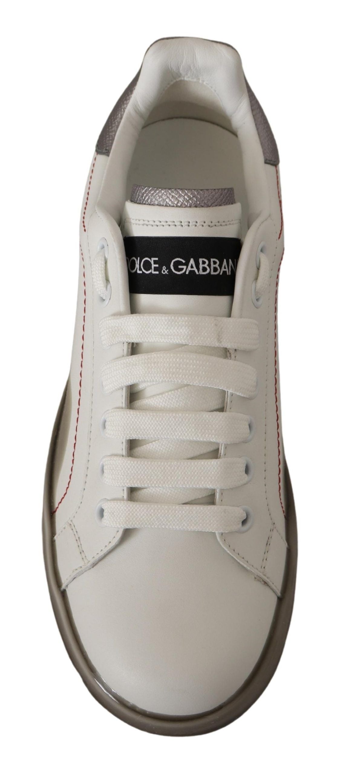Elegante weiße Leder-Sneaker