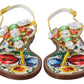 Majolica Crystal Embellished Leather Sandals