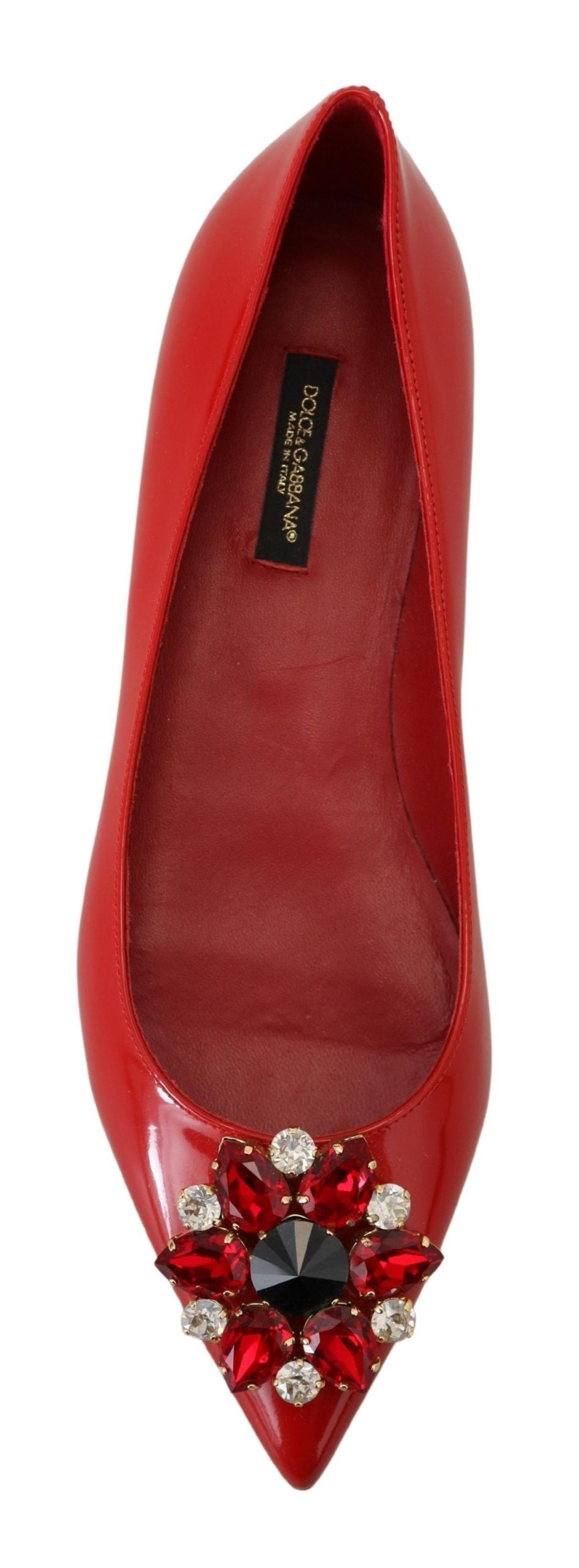 Rote Wildleder-Loafer mit Kristallen – Exquisite Eleganz