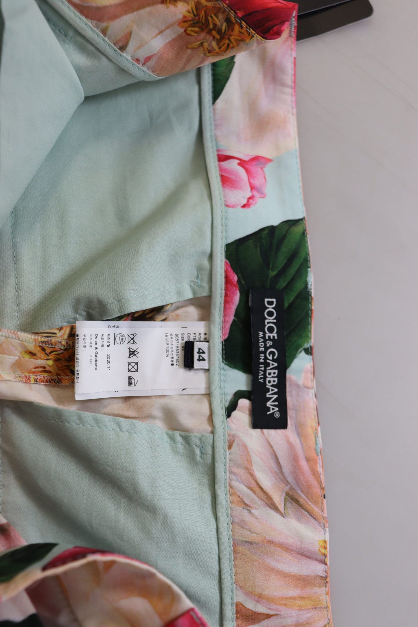 Pantaloni a vita alta in seta squisita