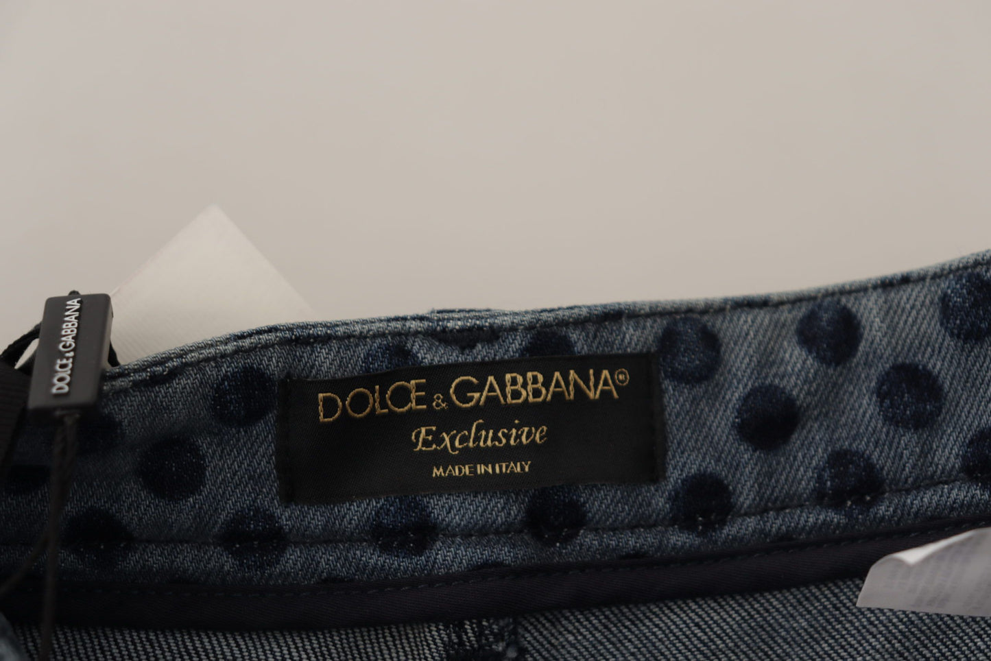 Eleganti jeans skinny a vita alta con motivo floreale