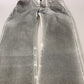 Denim Elegance grigio a vita alta