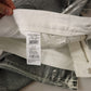 Denim Elegance grigio a vita alta