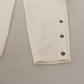 Eleganti pantaloni bianchi a vita alta affusolati