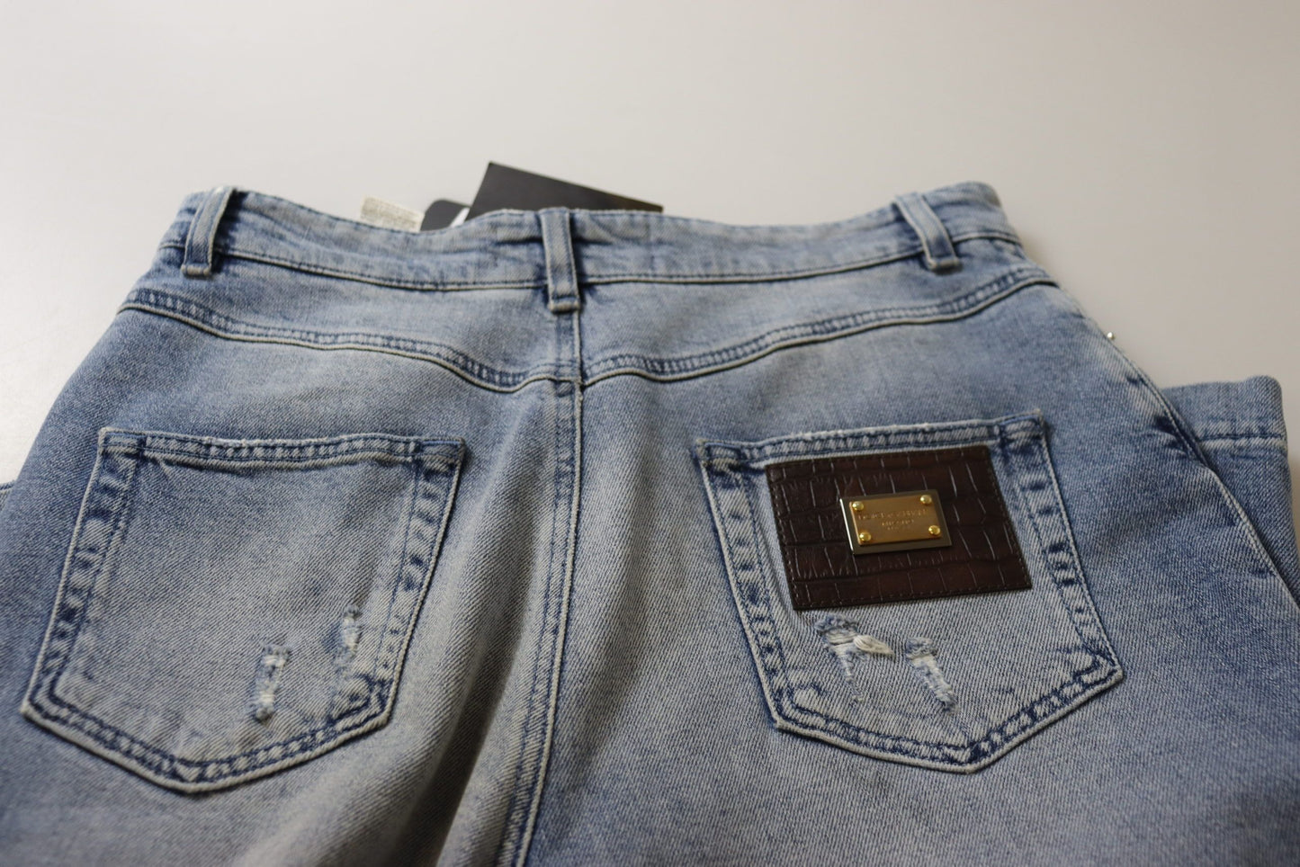 Jeans skinny a vita alta - Blu