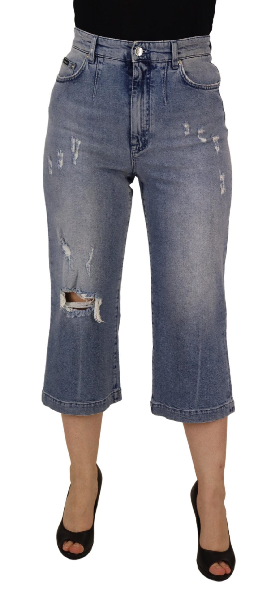 Jeans skinny a vita alta - Blu