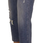 Jeans skinny a vita alta - Blu
