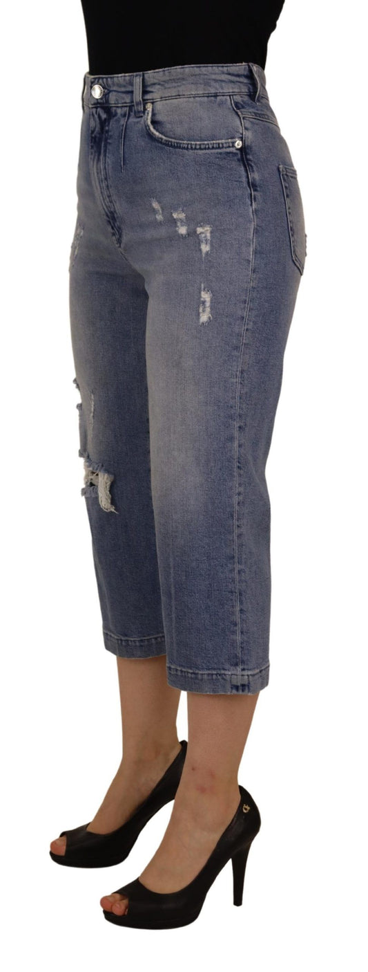 Jeans skinny a vita alta - Blu