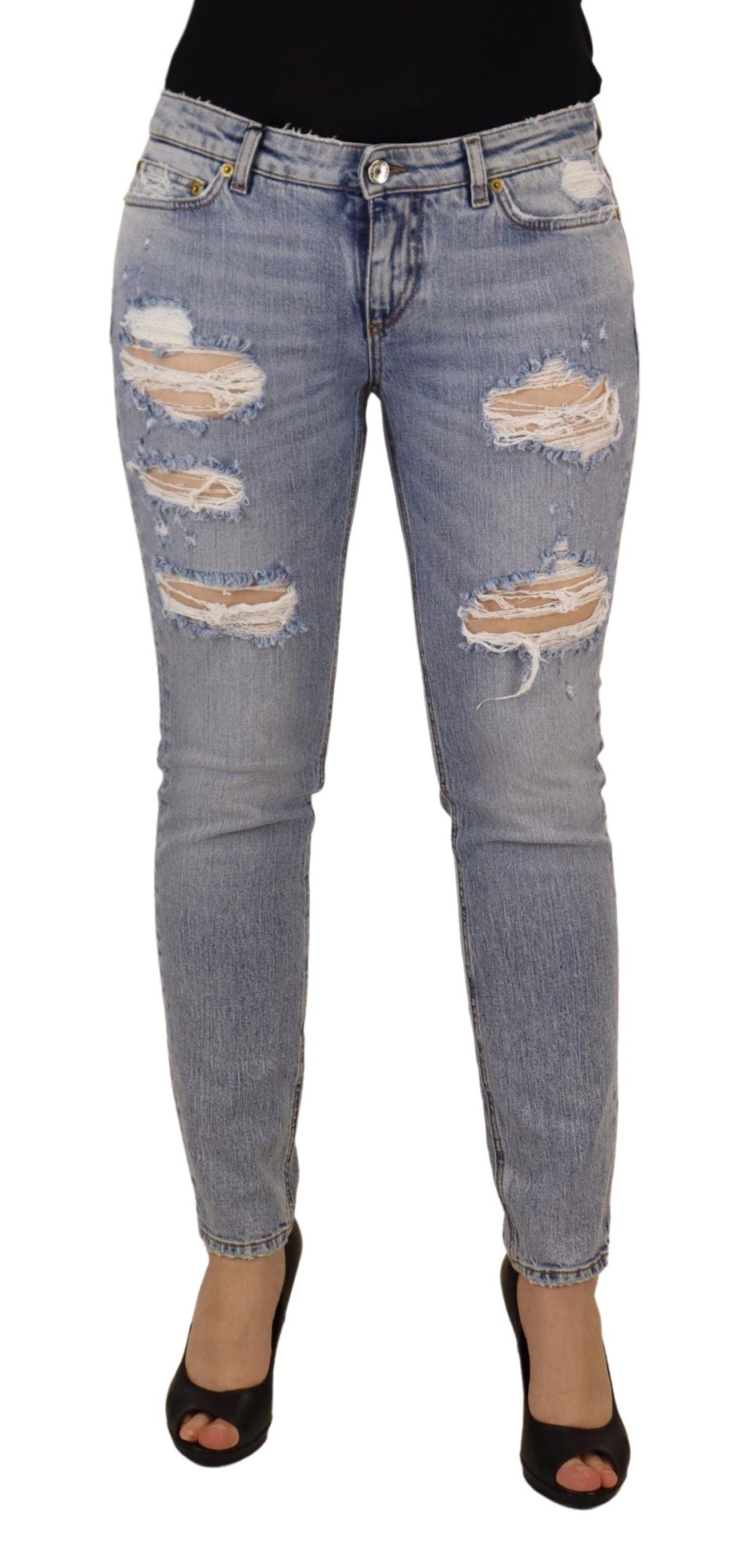 Elegante denim skinny fit per uno stile sofisticato