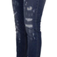 Jeans skinny a vita bassa chic