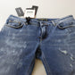 Jeans skinny a vita bassa chic