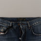 Jeans in denim a vita media con taglio boyfriend chic