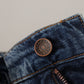 Jeans in denim a vita media con taglio boyfriend chic