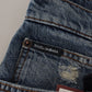 Jeans in denim a vita media con taglio boyfriend chic