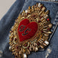 Jeans in denim a vita media con taglio boyfriend chic