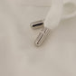 Maglione con cappuccio bianco chic
