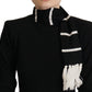 Eleganter schwarzer Rollkragenpullover aus Kaschmir