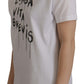Elegantes T-Shirt mit Rundhalsausschnitt und Slogan