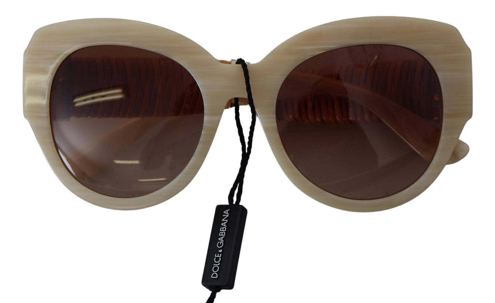 Beige Chic Acetat Damen Sonnenbrille