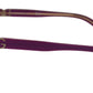 Chic Purple Acetate Round Sunglasses