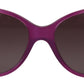 Chic Purple Acetate Round Sunglasses